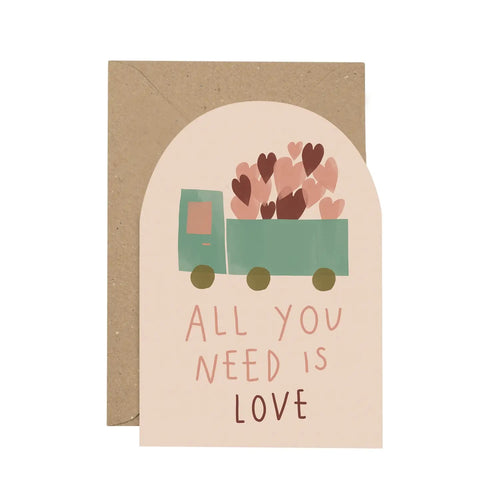 Plewsy 'all You Need Is Love' Card