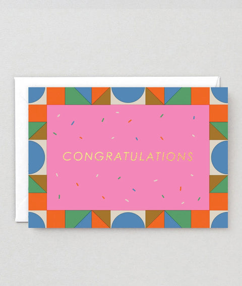 Wrap Congratulations Pattern Card