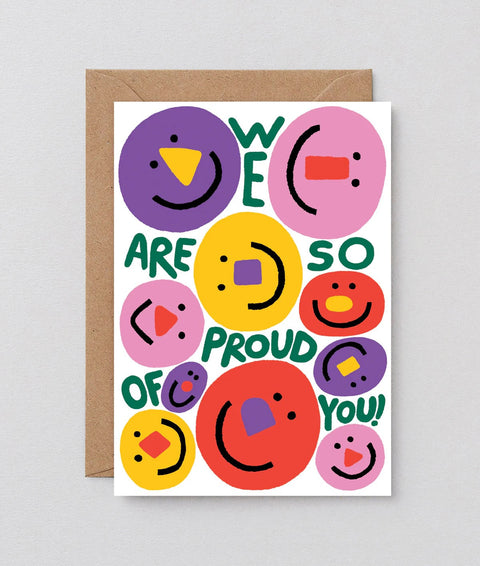 Wrap We Are So Proud Of You Card