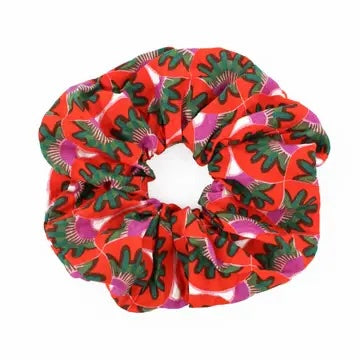 My Doris Orange Vintage Scrunchie