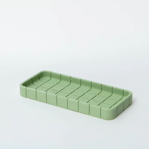 Jesmonite tray Block Design