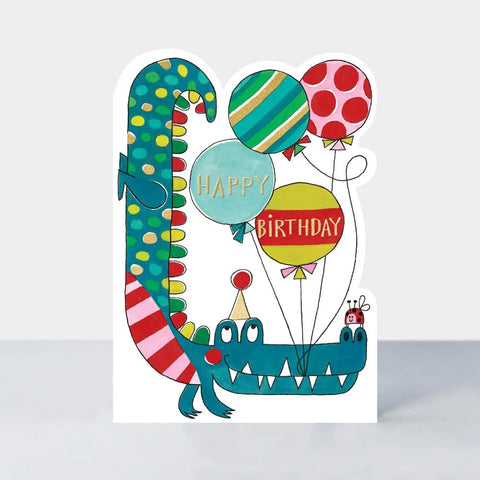 Rachel Ellen Designs Cookie Cutters - Happy Birthday Crocodile