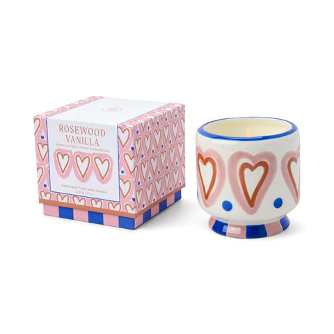 Designworks Collective Paddywax Adopo Hearts Ceramic Candle