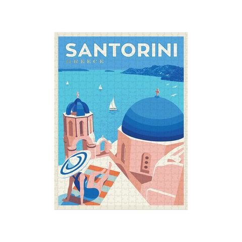 Designworks Collective Ink Puzzle Santorini