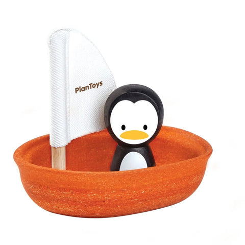 Little Concepts Sailing Boat Penguin Bath Toy