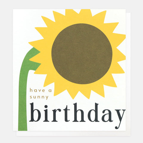 Have a Sunny Birthday Sunflower Card