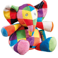 Elmer Plush Bean Rattle