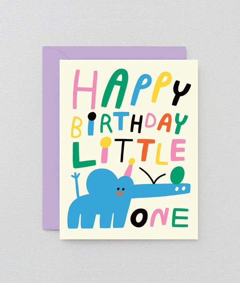 Wrap Happy Birthday Little One Kids Card