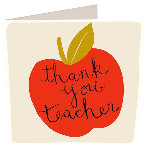 Thank You Teacher Apple Card