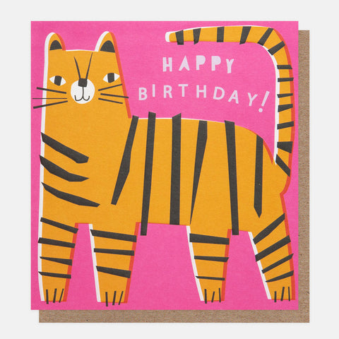 Happy Birthday Tiger Card