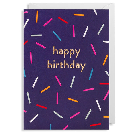 Postco Happy Birthday Card (Confetti)