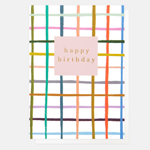 Multi Check Happy Birthday Card