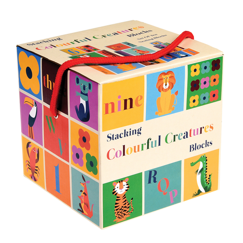 Stacking blocks - Colourful Creatures