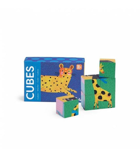 Moulin Roty Les Toupitis 6-Cubes Puzzle